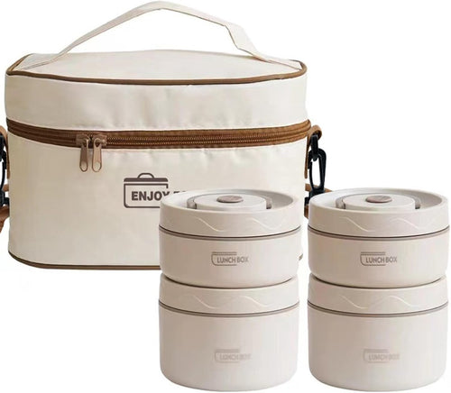 لانش بوكس حراري 4 قطع